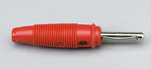 4-mm-Laborstecker, rot, 6 Stück
