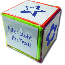 Blanko-Würfel mit Einstecktaschen 