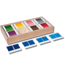 Farbtäfelchen, Schattierungskasten mit 8 Farben