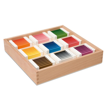 Farbtäfelchen, Schattierungskasten mit 9 Farben