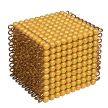 Goldkubus, goldene Perlen