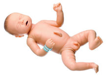 MS 58 Neugeborenenbaby, männlich