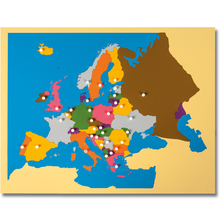 Puzzlekarte Europa 