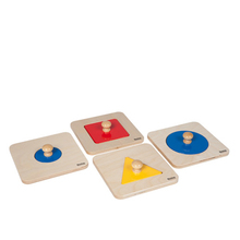Puzzlesatz mit einzelnen Figuren