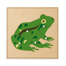 Tierpuzzle: Frosch